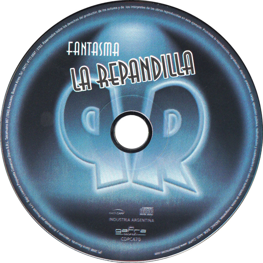 Cartula Cd de La Repandilla - Fantasma