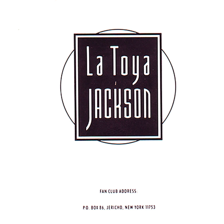 Cartula Interior Frontal de La Toya Jackson - Bad Girl