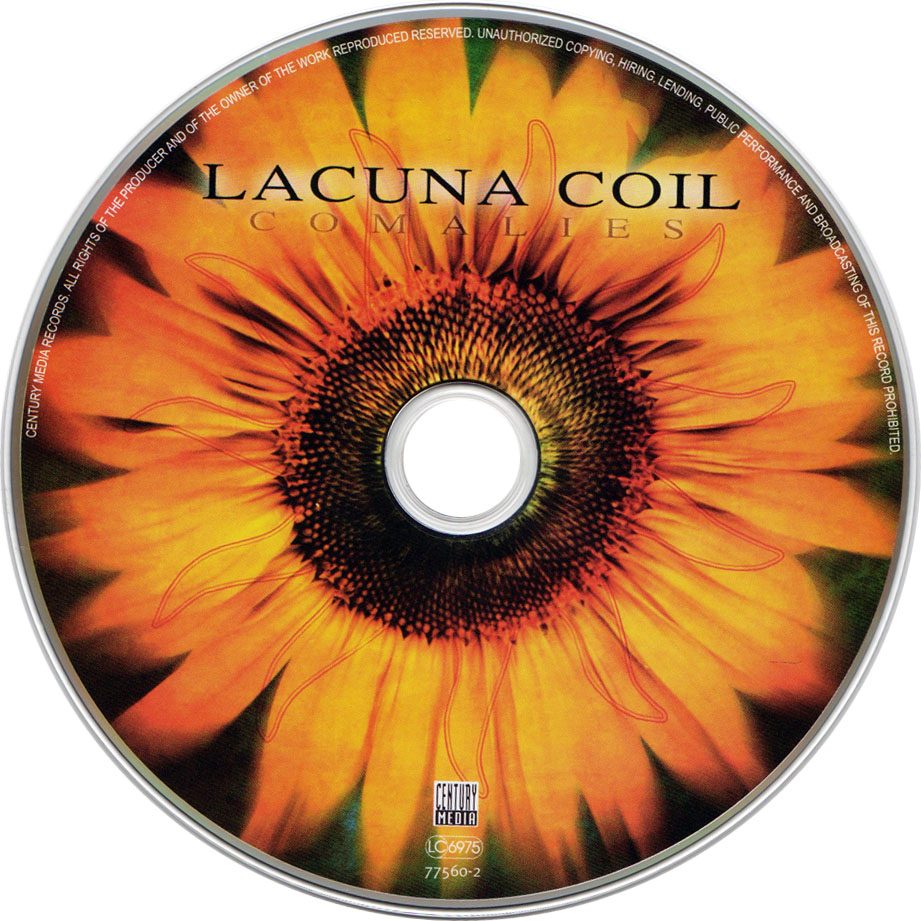 Cartula Cd de Lacuna Coil - Comalies
