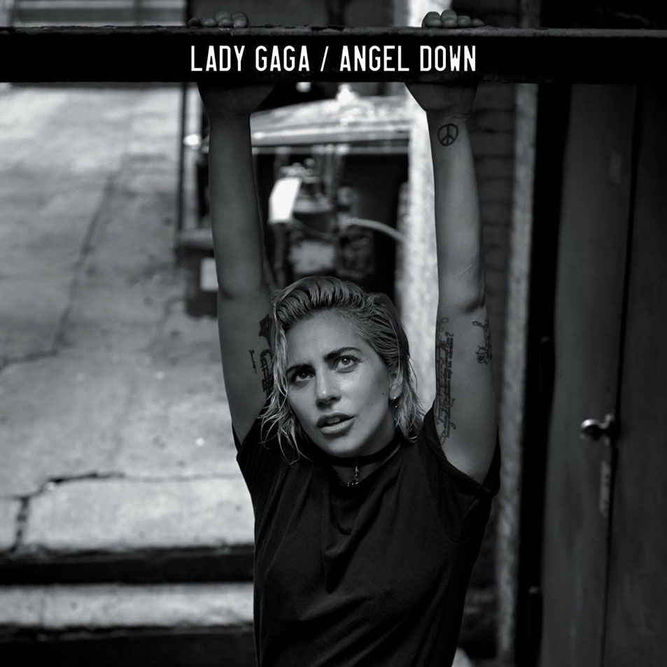 Cartula Frontal de Lady Gaga - Angel Down (Cd Single)