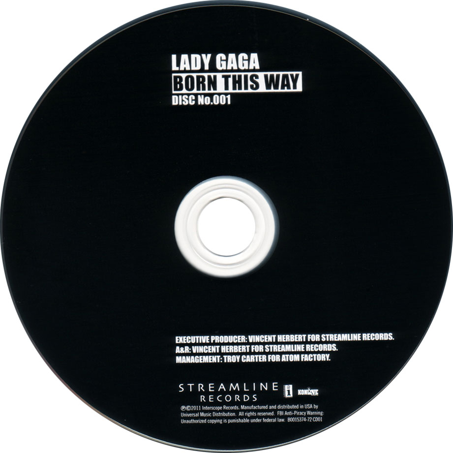 Cartula Cd1 de Lady Gaga - Born This Way (Special Edition)
