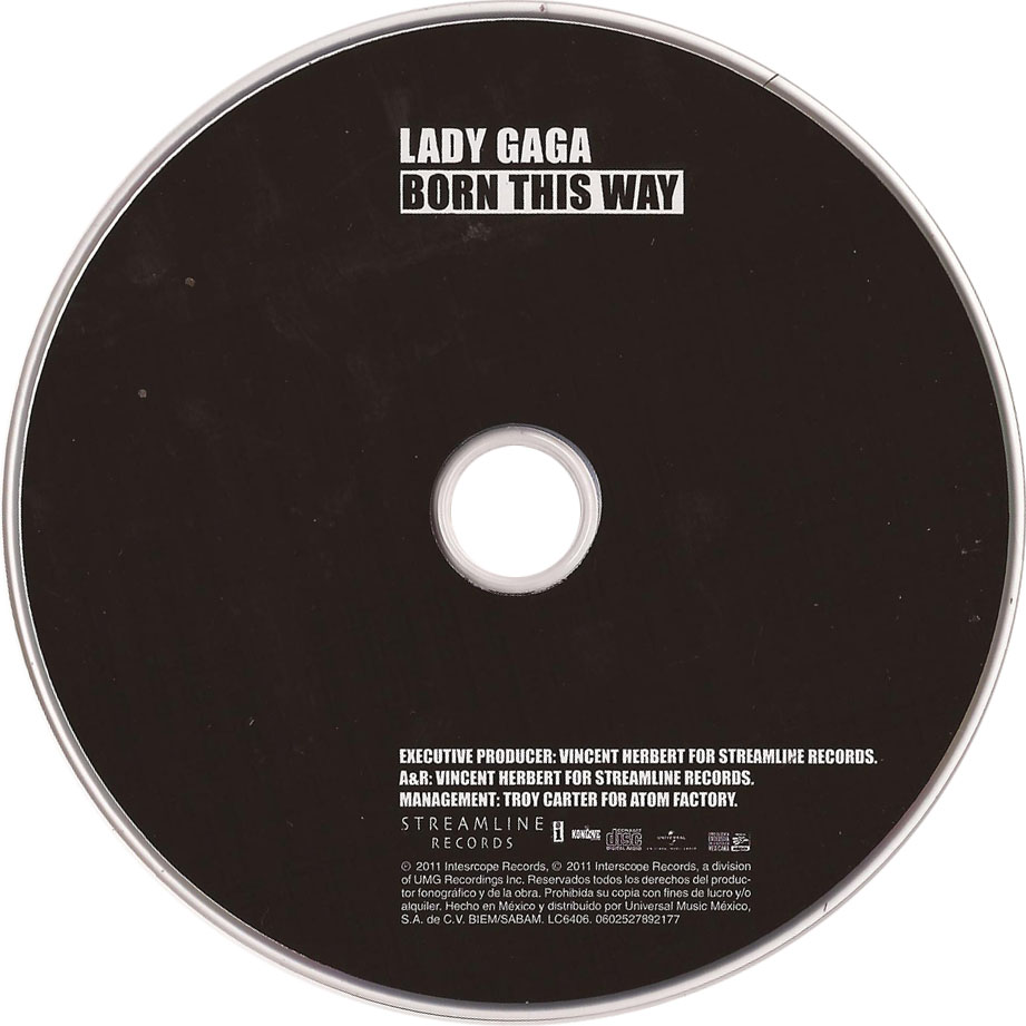 Cartula Cd1 de Lady Gaga - Born This Way: The Collection