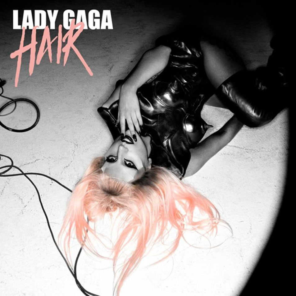 Cartula Frontal de Lady Gaga - Hair (Cd Single)