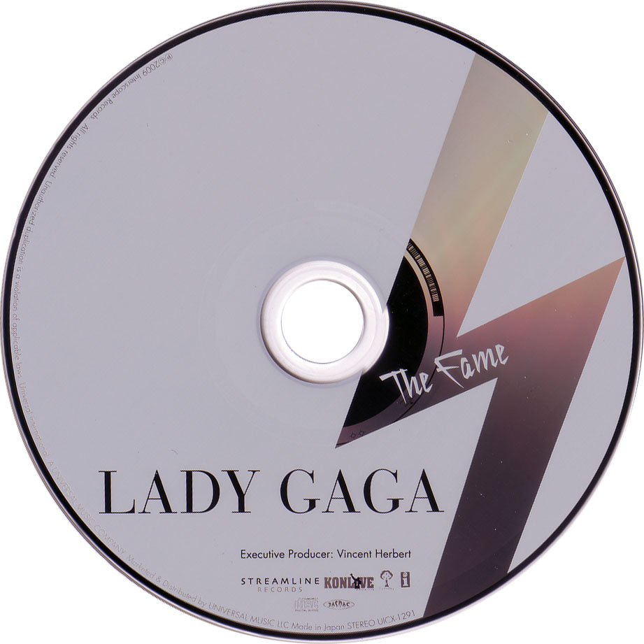 Cartula Cd de Lady Gaga - The Fame (Edicion Japon)