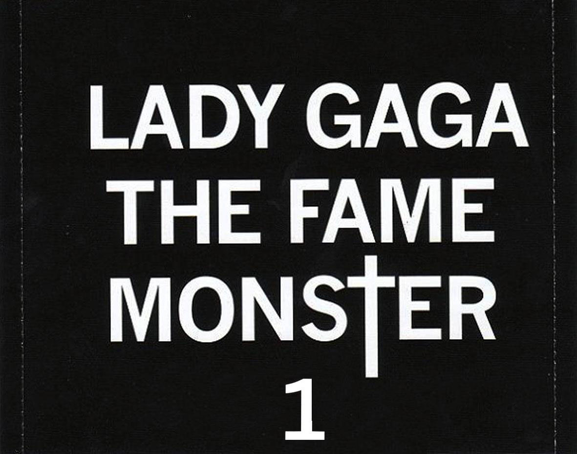 Cartula Interior Trasera de Lady Gaga - The Fame Monster
