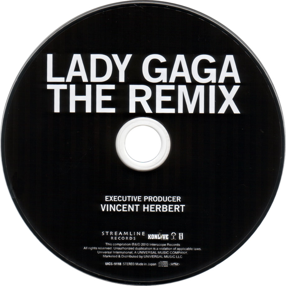 Cartula Cd de Lady Gaga - The Remix