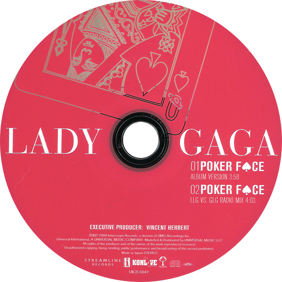 Cartula Cd2 de Lady Gaga - The Singles