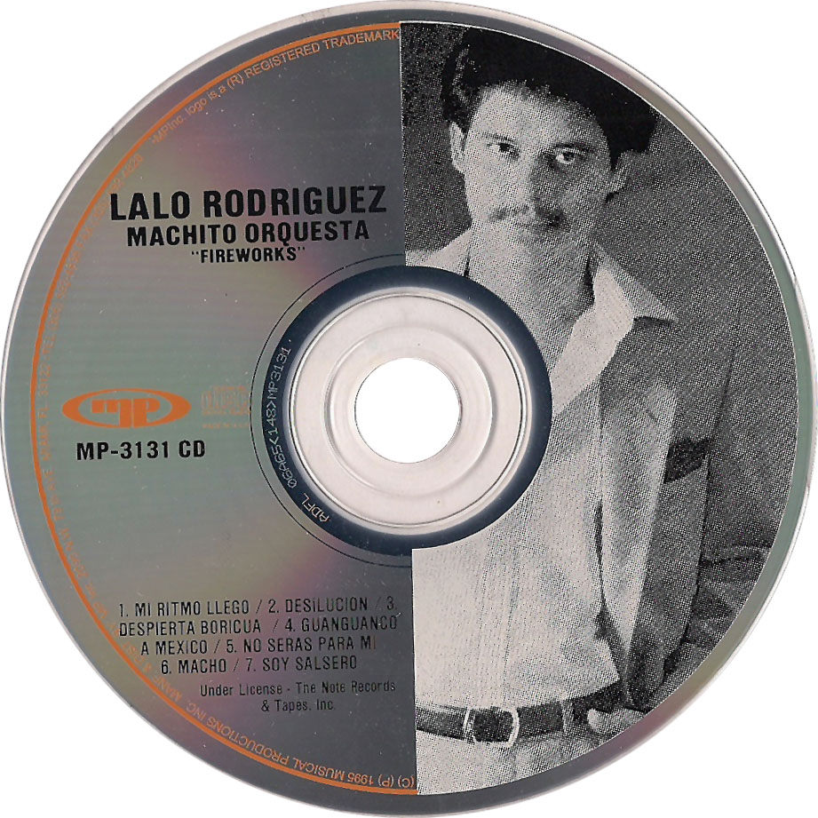 Cartula Cd de Lalo Rodriguez Machito Y Su Orquesta - Fireworks
