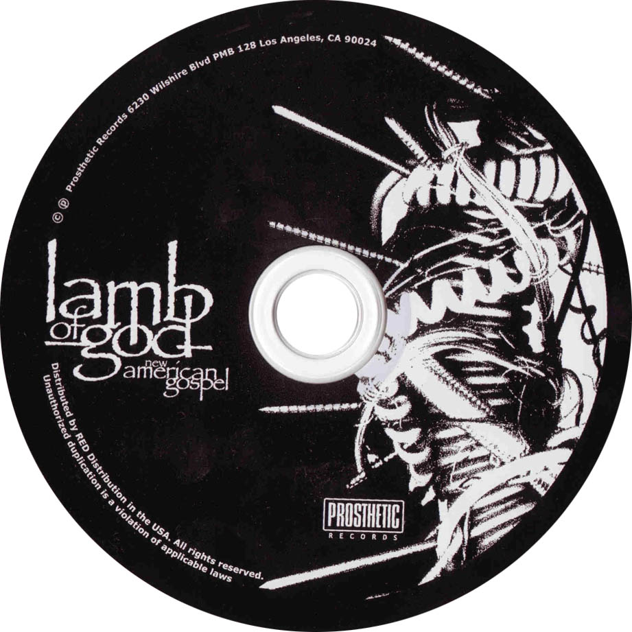 Cartula Cd de Lamb Of God - New American Gospel