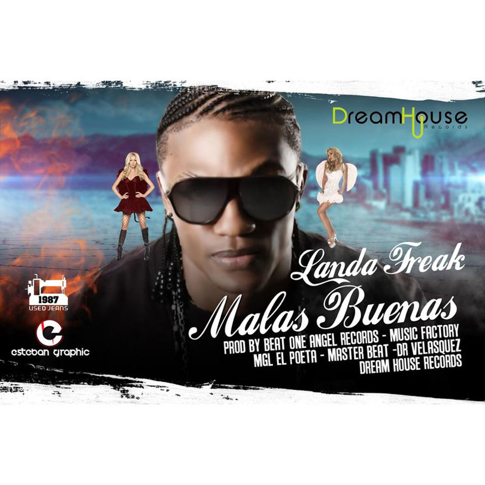 Cartula Frontal de Landa Freak - Malas Buenas (Cd Single)