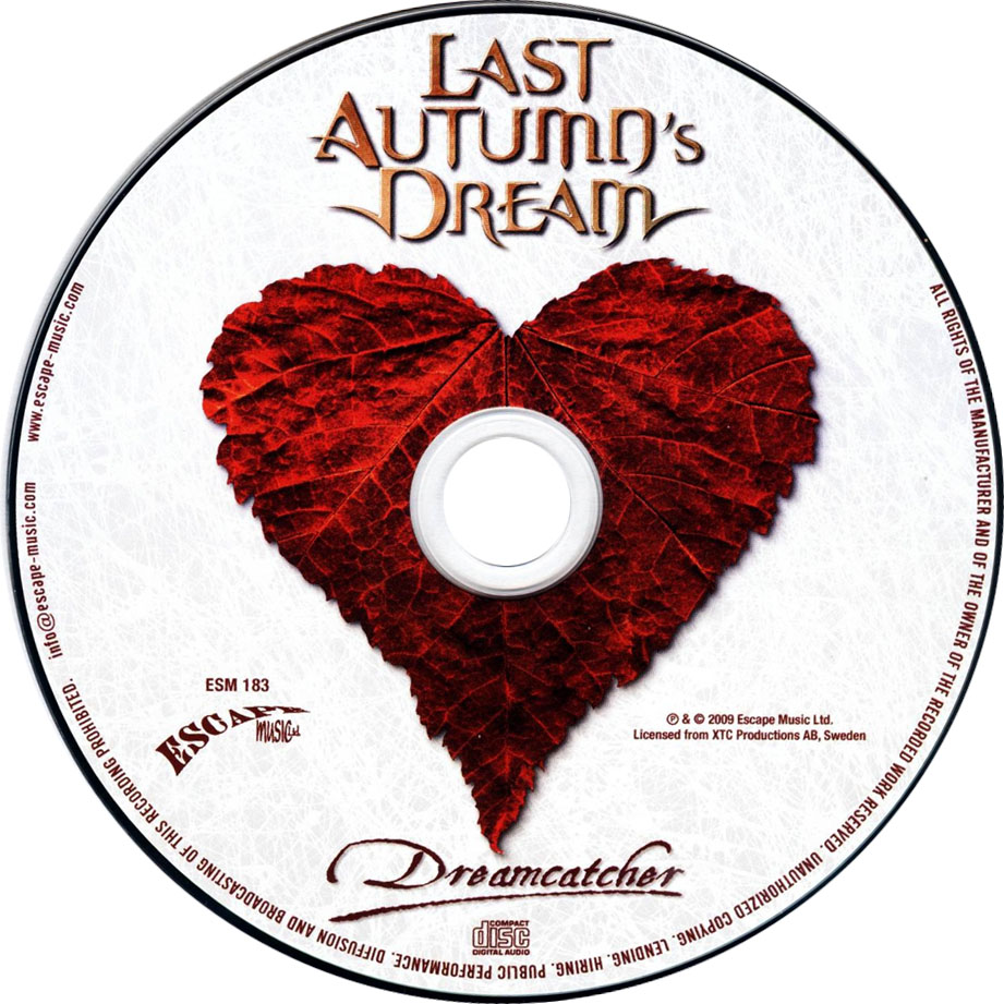 Cartula Cd de Last Autumn's Dream - Dreamcatcher