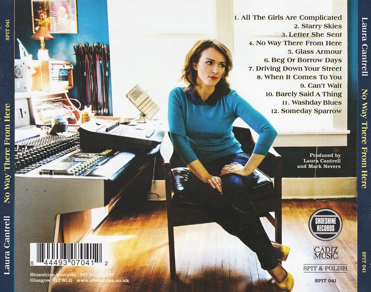 Cartula Trasera de Laura Cantrell - No Way There From Here