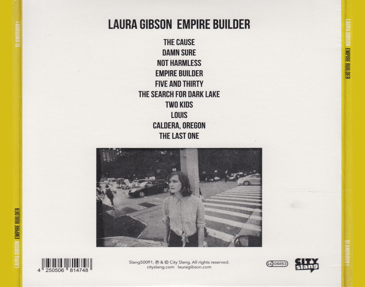 Cartula Trasera de Laura Gibson - Empire Builder