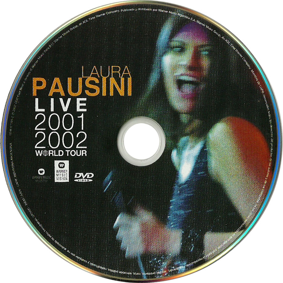 Cartula Dvd de Laura Pausini - Live 2001 2002 World Tour (Dvd)