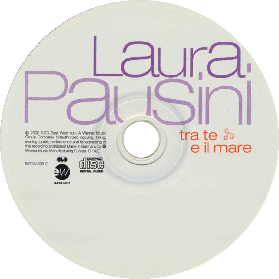 Cartula Cd de Laura Pausini - Tra Te E Il Mare