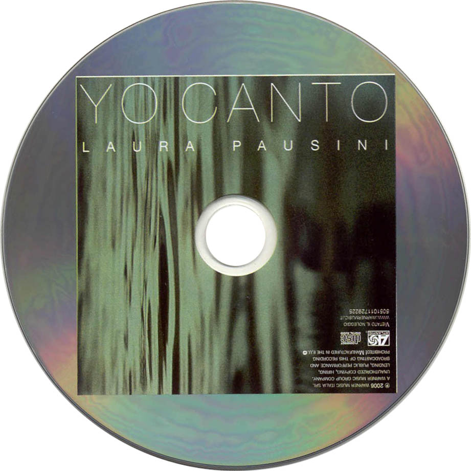 Cartula Cd de Laura Pausini - Yo Canto