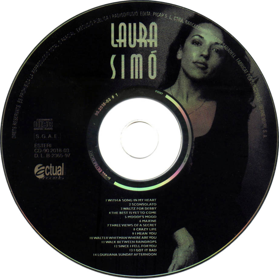 Cartula Cd de Laura Simo Sextet - The Best Is Yet To Come