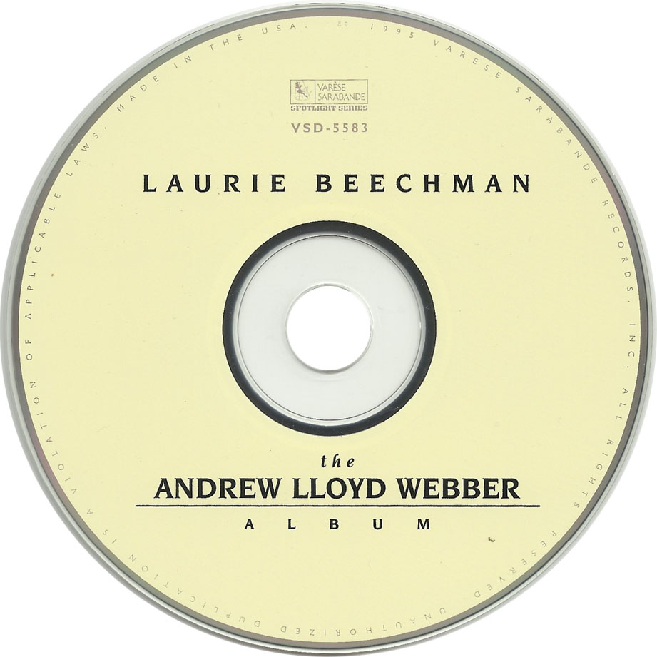 Cartula Cd de Laurie Beechman - The Andrew Lloyd Webber Album