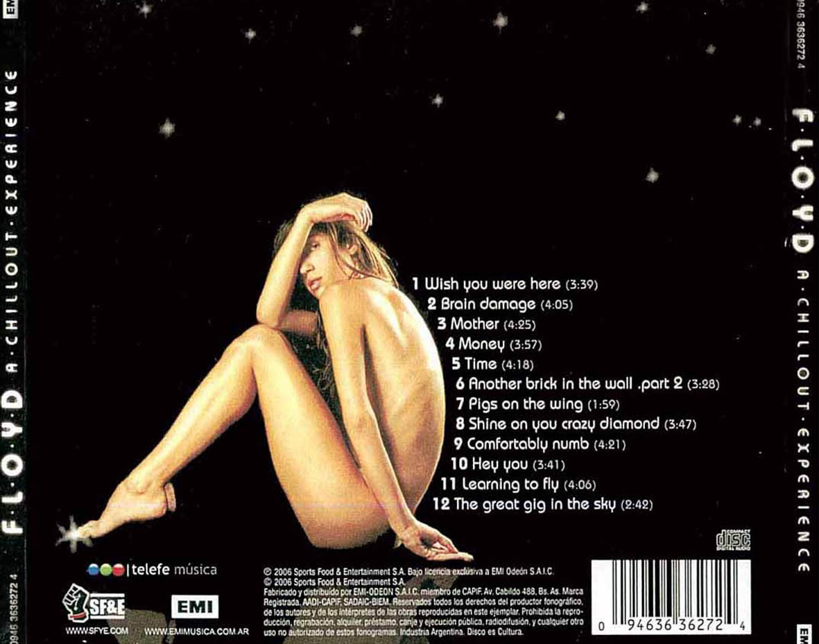 Cartula Trasera de Lazy - Floyd A Chillout Experience