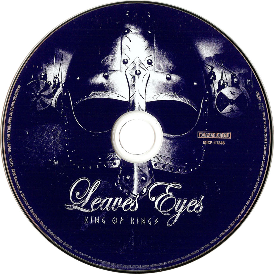 Carátula Cd de Leaves' Eyes - King Of Kings (Japan Edition) - Portada