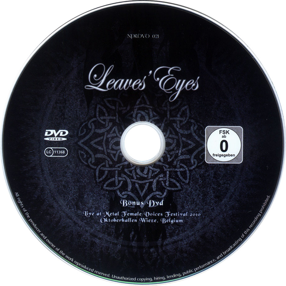 Cartula Dvd de Leaves' Eyes - Meredead