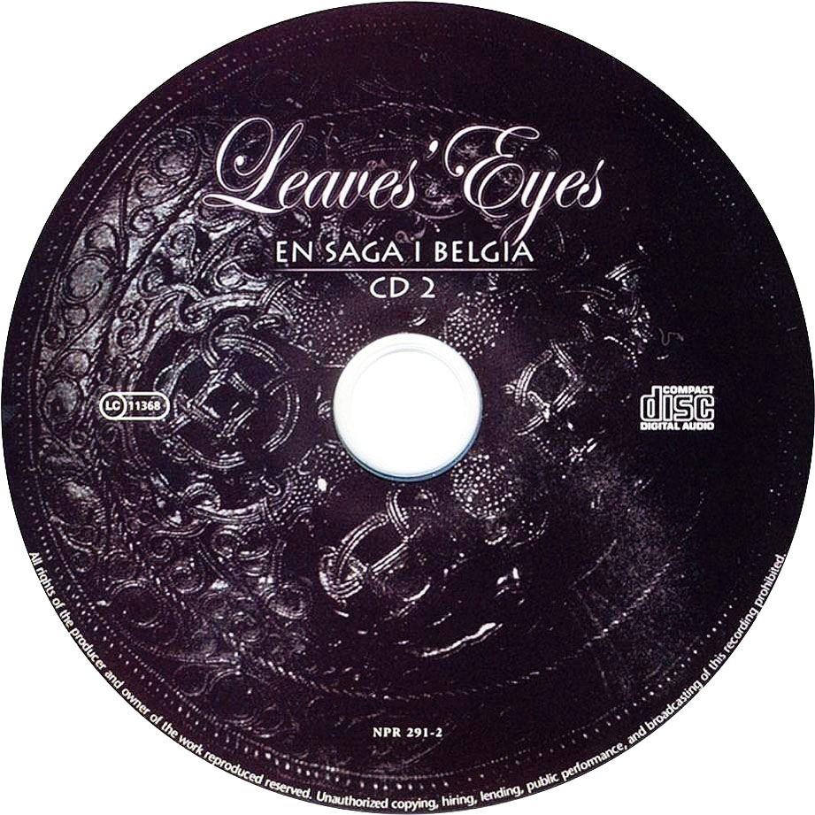 Cartula Dvd3 de Leaves' Eyes - We Came With The Northern Winds (Dvd)