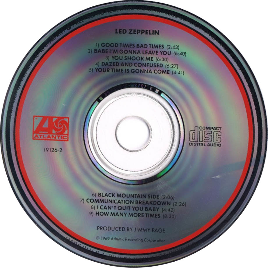 Cartula Cd de Led Zeppelin - Led Zeppelin