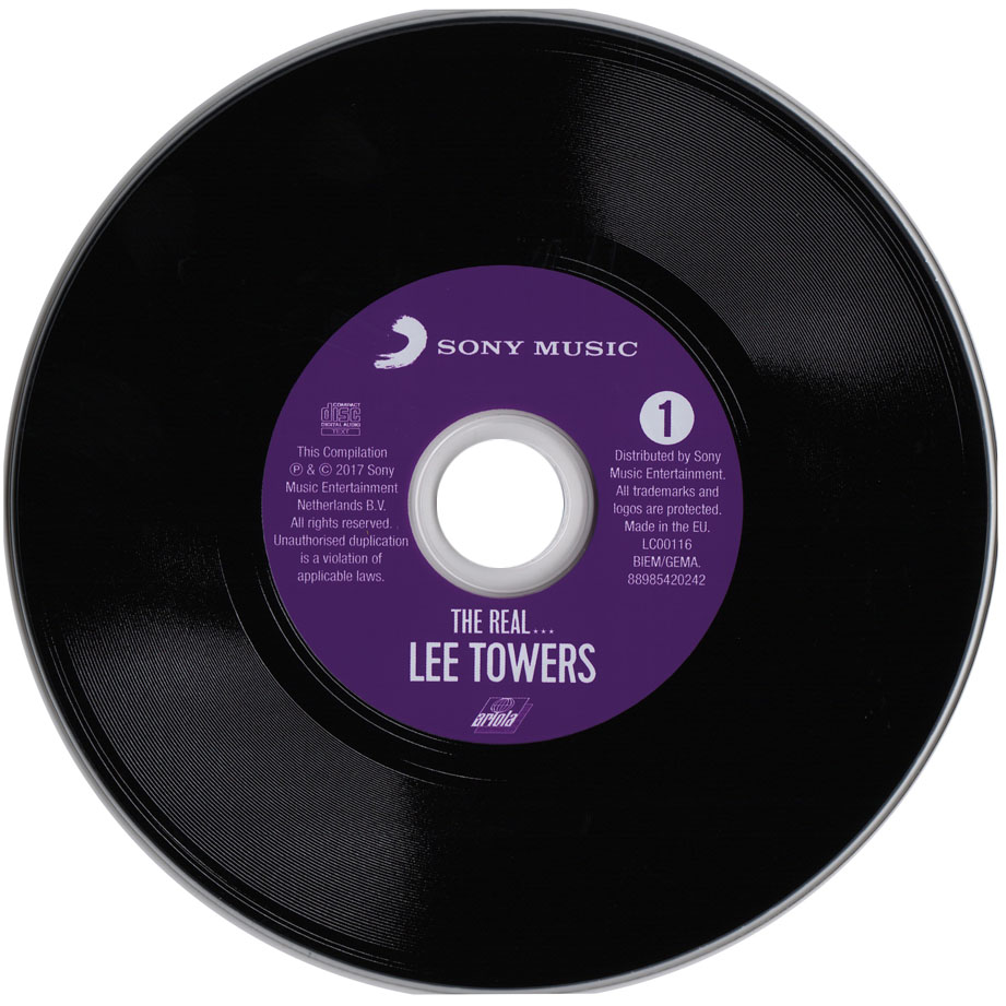 Cartula Cd1 de Lee Towers - The Real... Lee Towers: The Ultimate Collection
