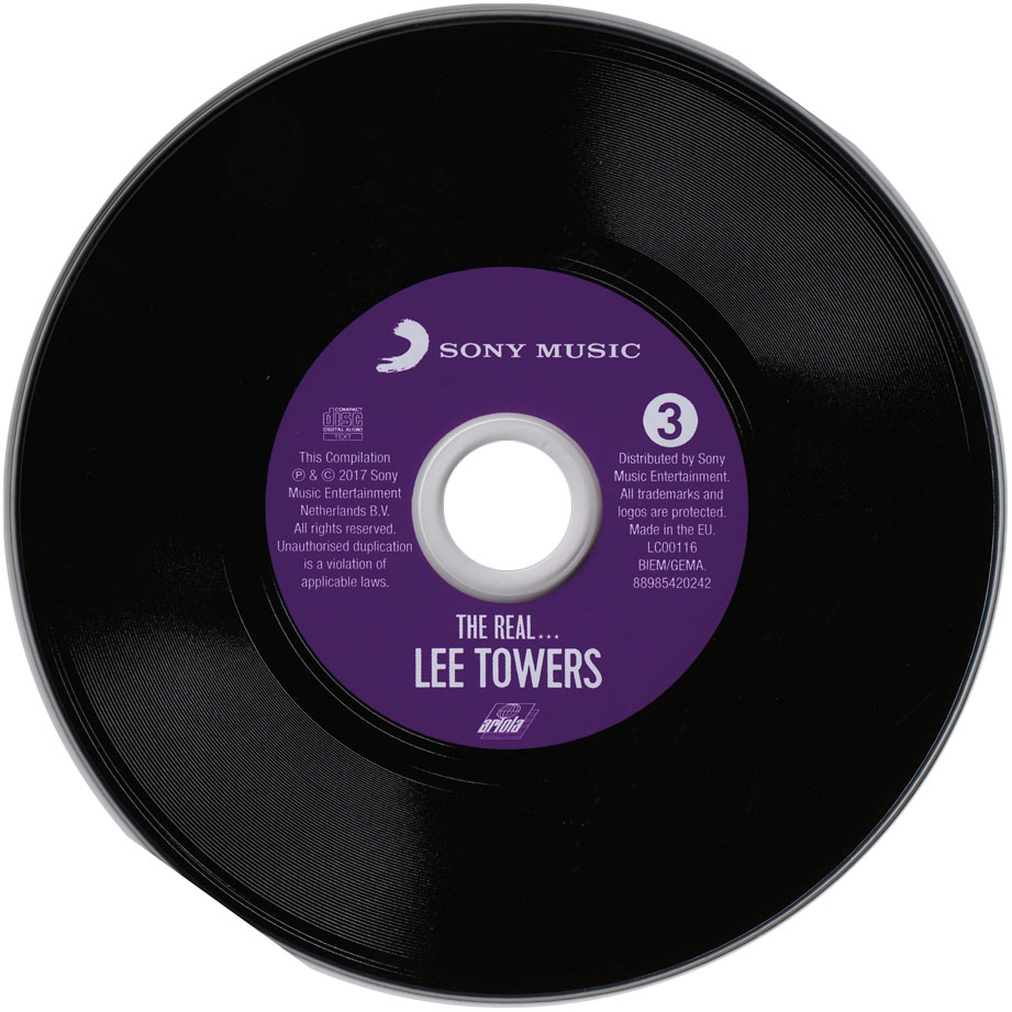 Cartula Cd3 de Lee Towers - The Real... Lee Towers: The Ultimate Collection