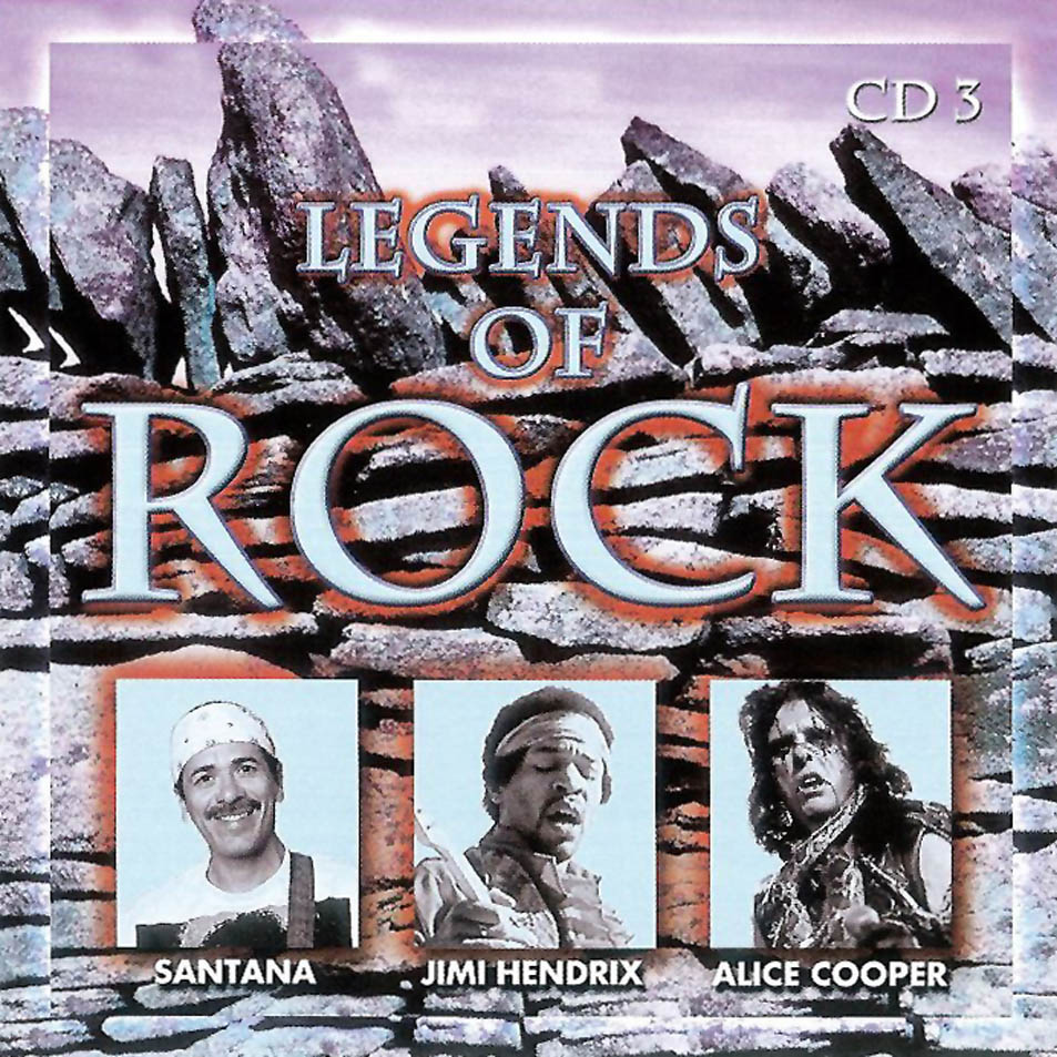 Cartula Frontal de Legends Of Rock Cd3