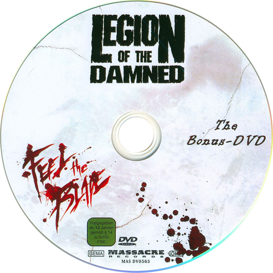 Carátula Dvd de Legion Of The Damned - Feel The Blade