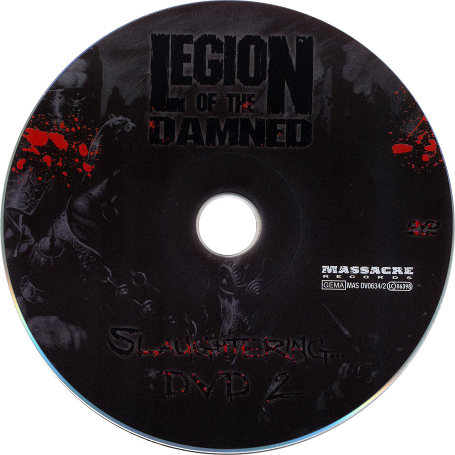 Carátula Dvd2 de Legion Of The Damned - Slaughtering