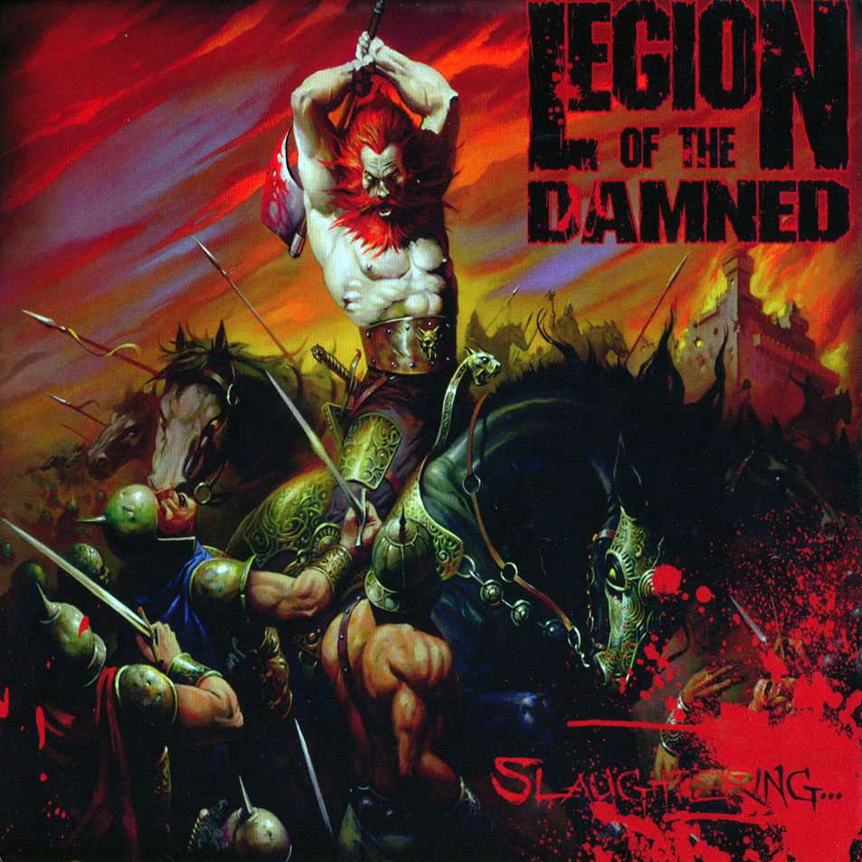 Carátula Frontal de Legion Of The Damned - Slaughtering