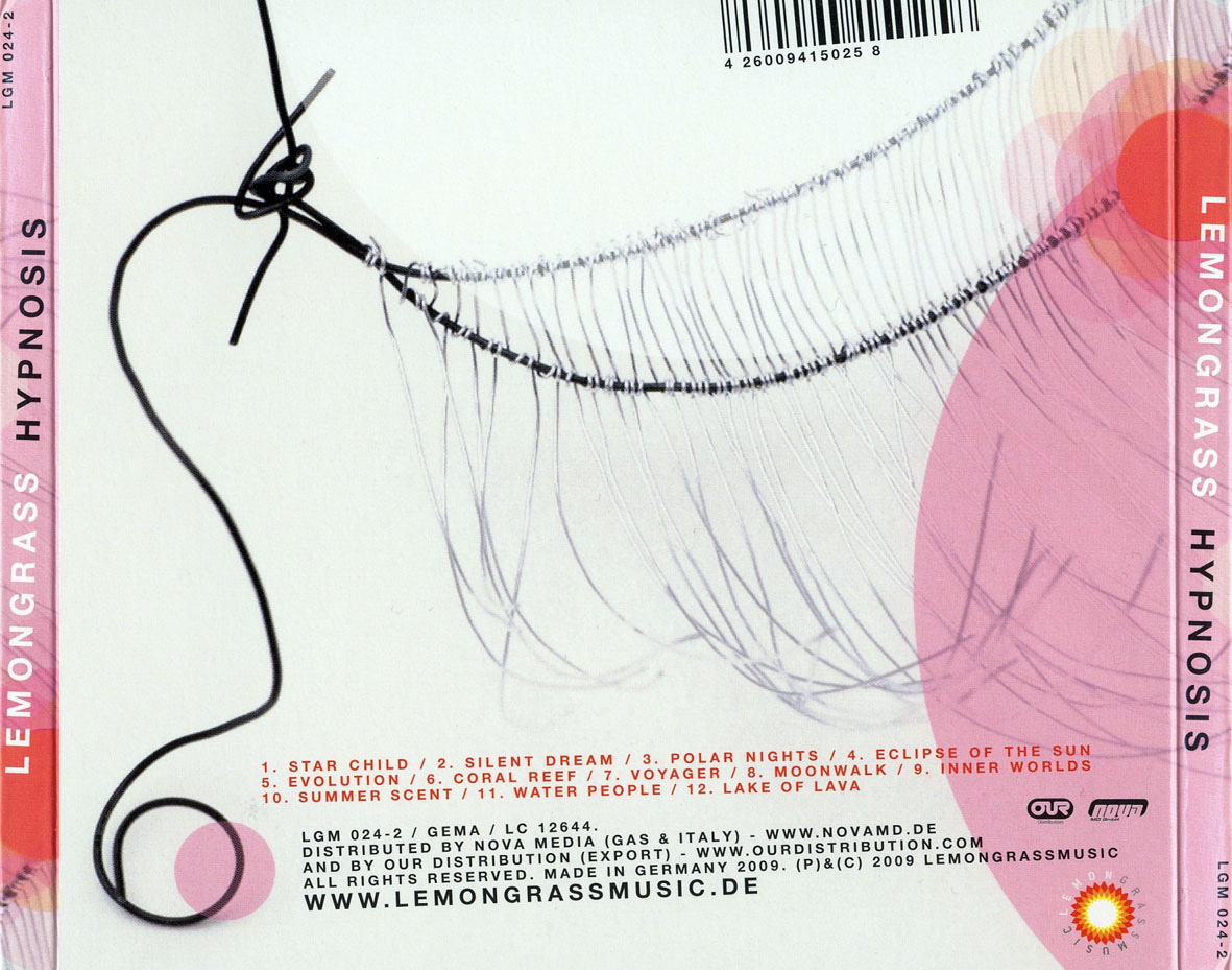 Cartula Trasera de Lemongrass - Hypnosis