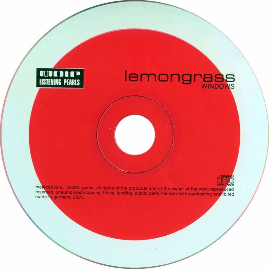 Cartula Cd de Lemongrass - Windows