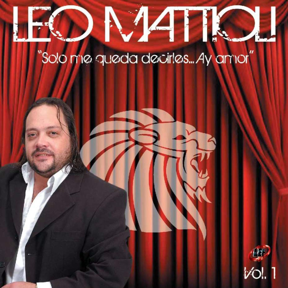 Cartula Frontal de Leo Mattioli - Solo Me Queda Decirles... Ay Amor - Volumen 1