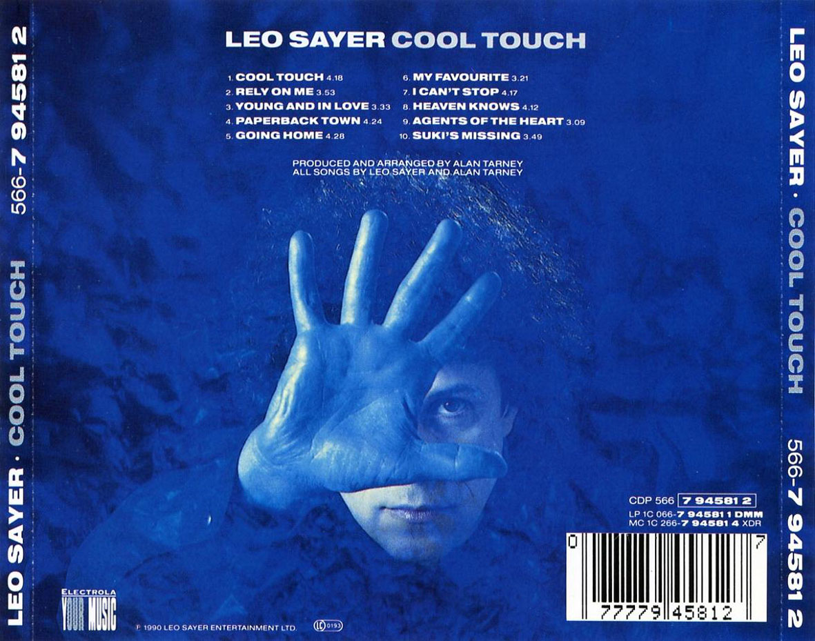 Cartula Trasera de Leo Sayer - Cool Touch