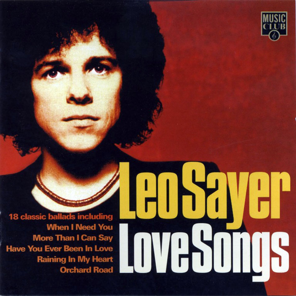 Cartula Frontal de Leo Sayer - Love Songs