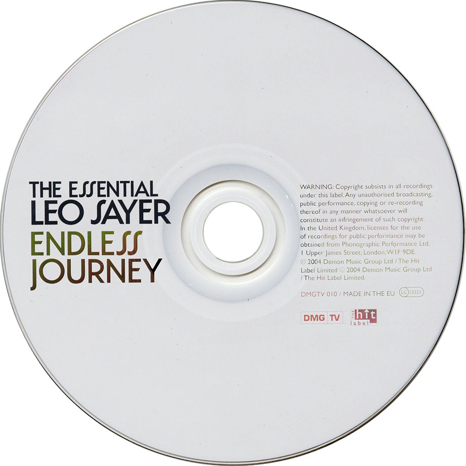 Cartula Cd de Leo Sayer - The Essential Leo Sayer: Endless Journey