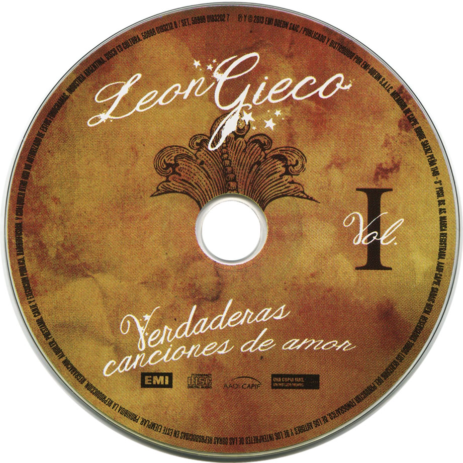 Cartula Cd1 de Leon Gieco - Verdaderas Canciones De Amor