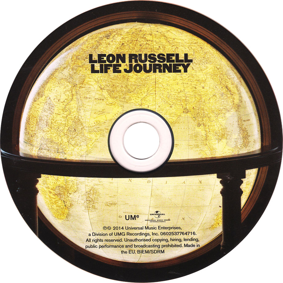 Cartula Cd de Leon Russell - Life Journey