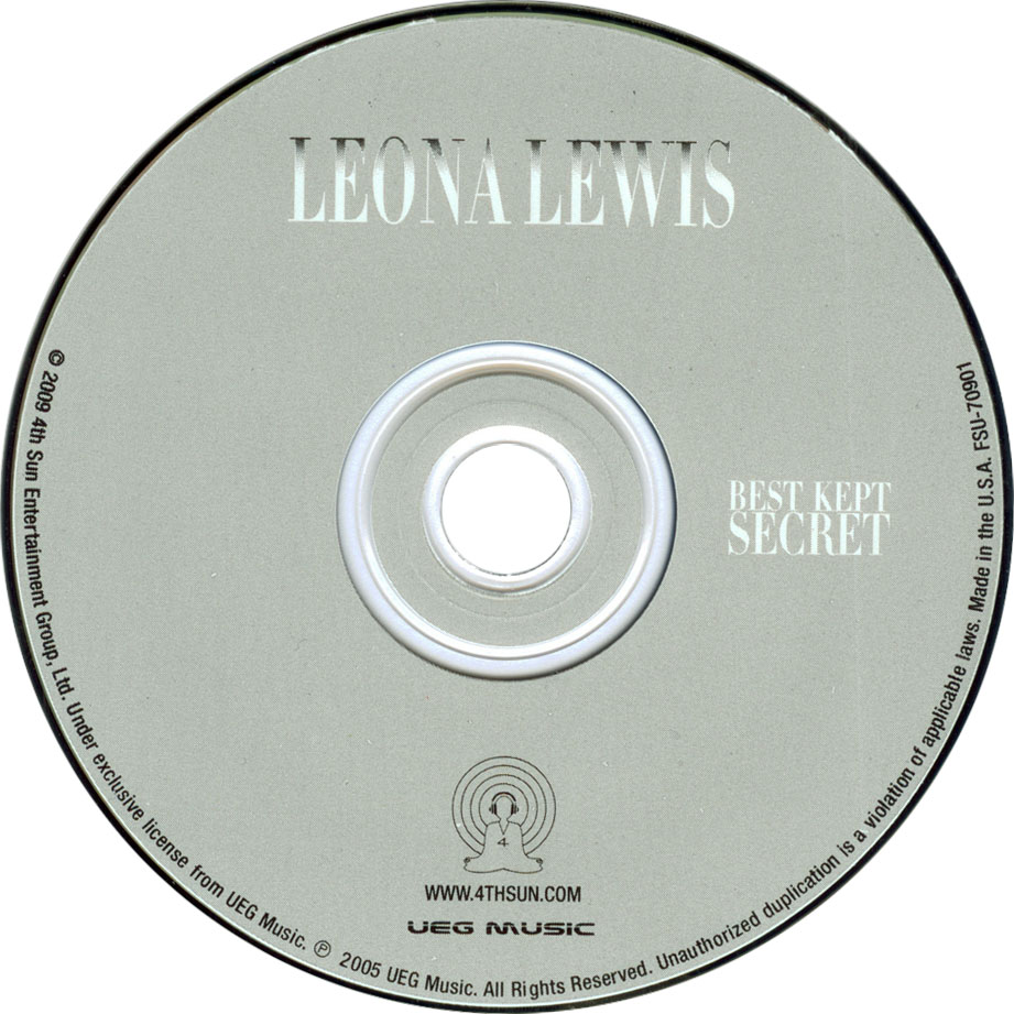 Cartula Cd de Leona Lewis - Best Kept Secret