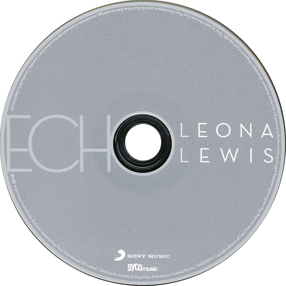 Cartula Cd de Leona Lewis - Echo