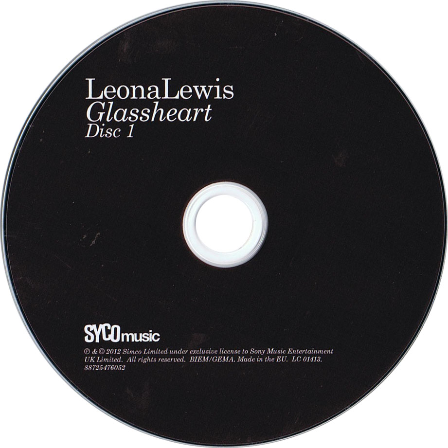 Cartula Cd1 de Leona Lewis - Glassheart (Deluxe Edition)