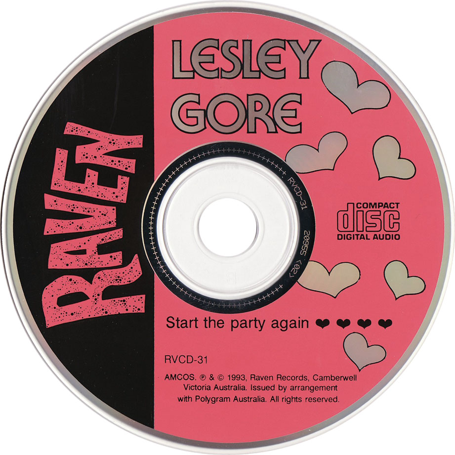 Cartula Cd de Lesley Gore - Start The Party Again