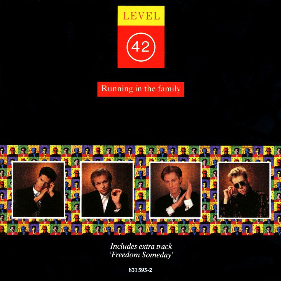 Cartula Frontal de Level 42 - Running In The Family