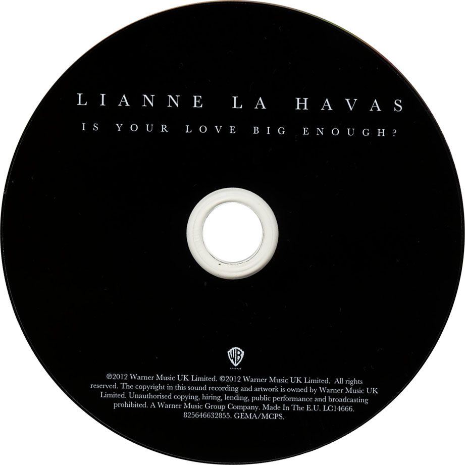 Cartula Cd de Lianne La Havas - Is Your Love Big Enough?