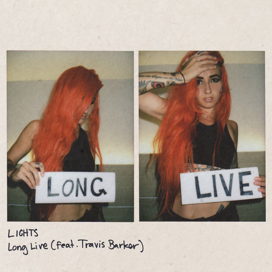 Cartula Frontal de Lights - Long Live (Featuring Travis Barker) (Cd Single)