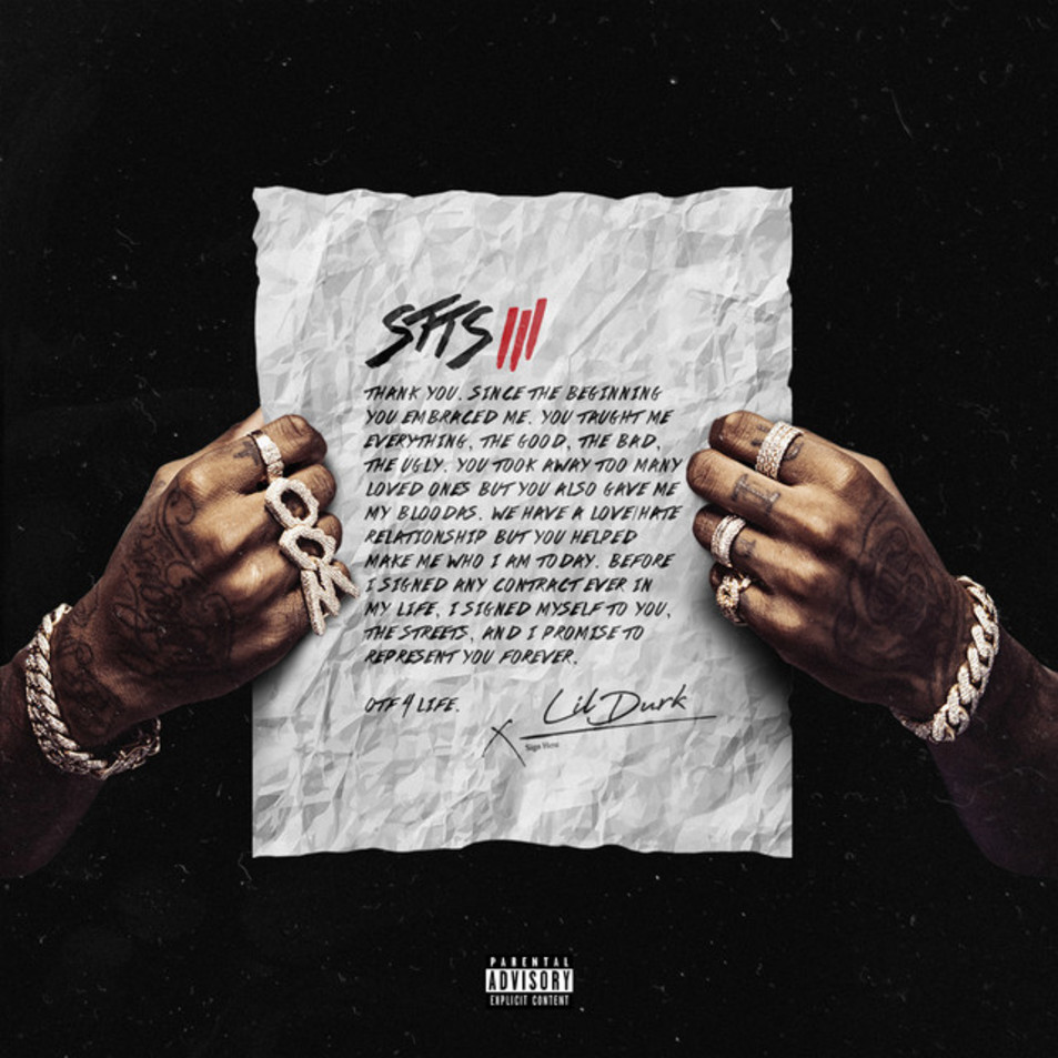 Cartula Frontal de Lil Durk - Signed To The Streets 3