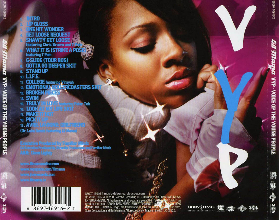 Cartula Trasera de Lil Mama - Vyp Voice Of The Young People